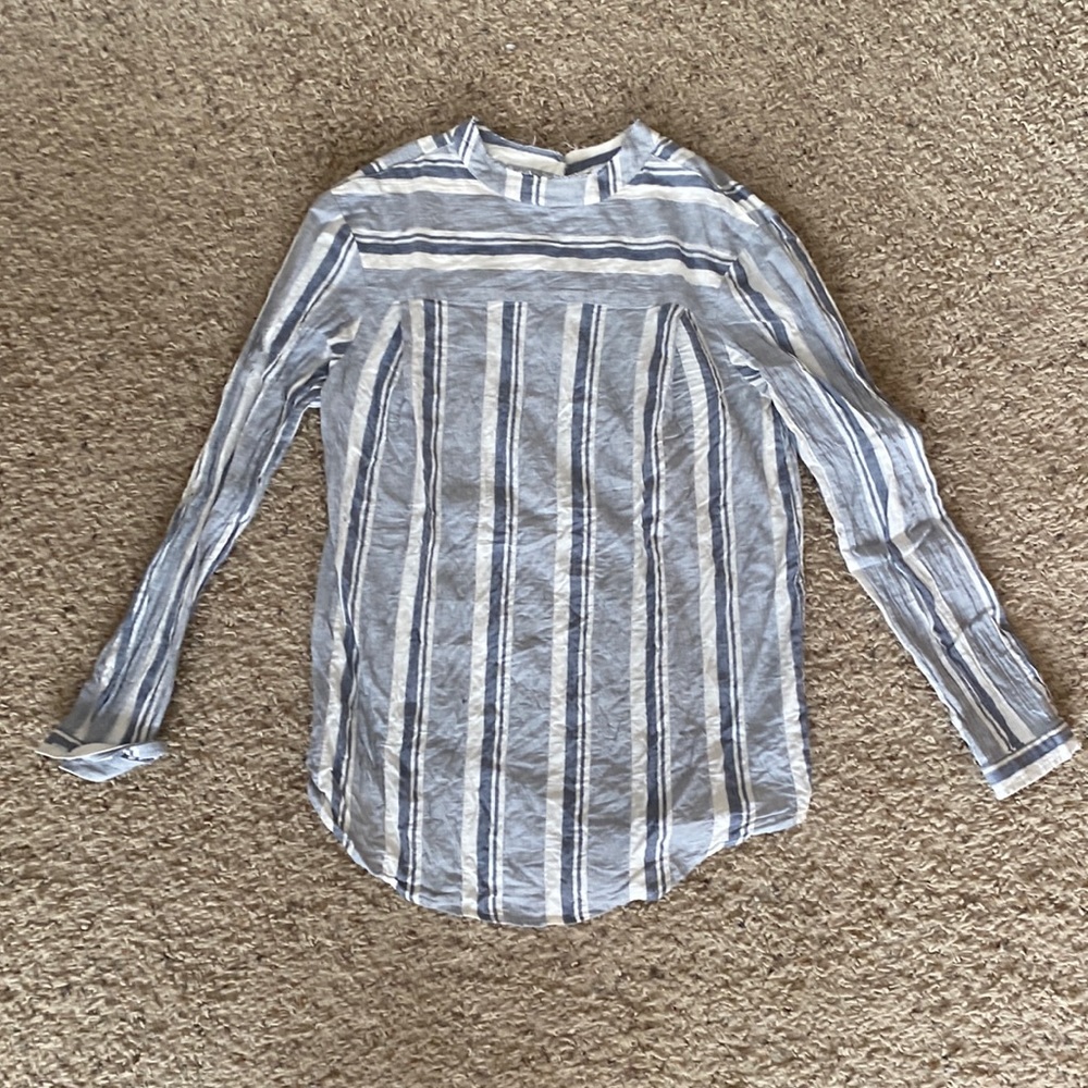 Steven Alan Striped Cotton Amber Shirt XS